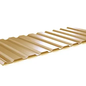 ورق ذوزنقه ای نارنجی فولاد مبارکه ضخامت 0.50